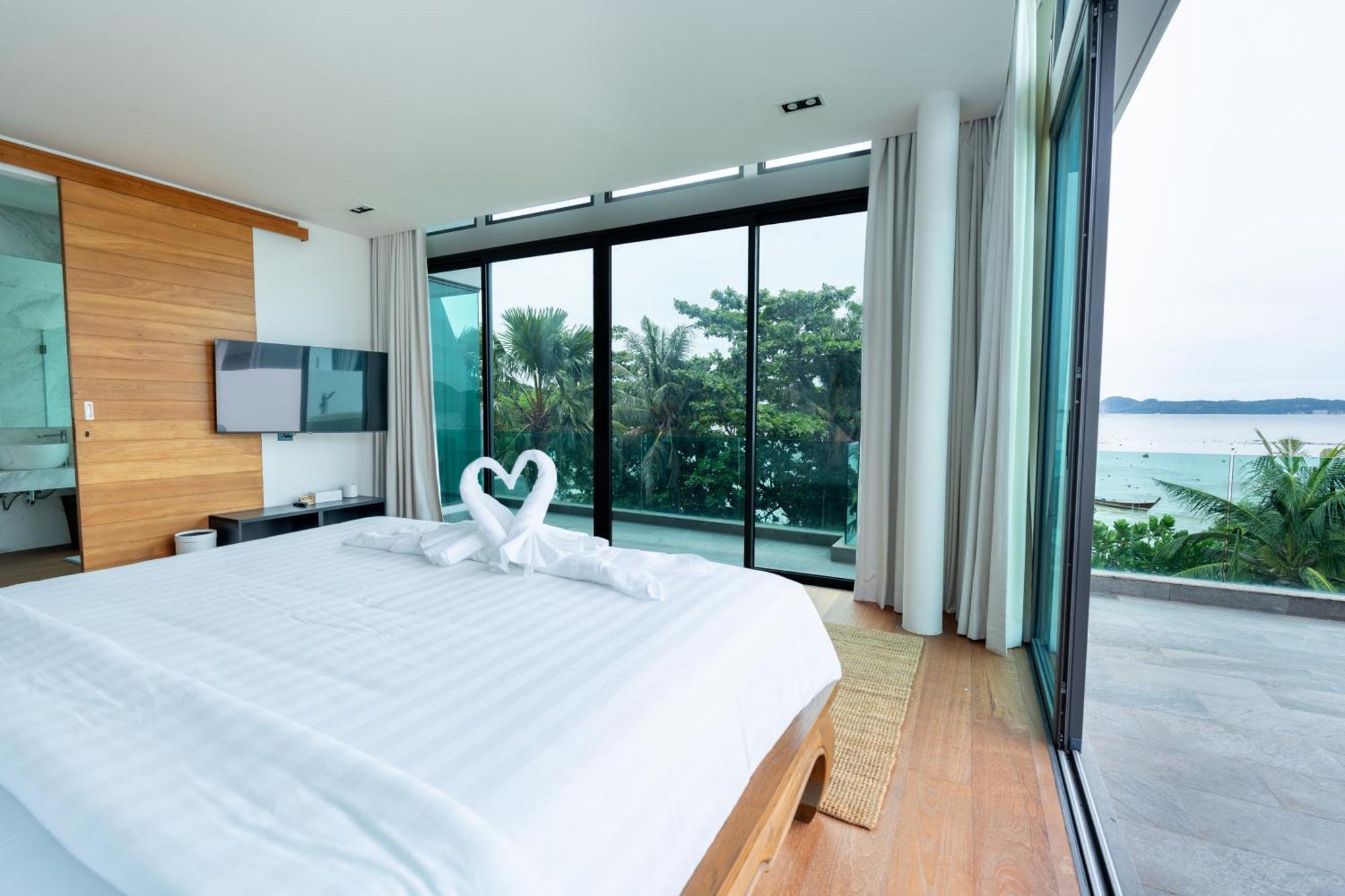 Eva Beach Villa拉威三卧全海景别墅 Ban Saiyuan Ngoại thất bức ảnh